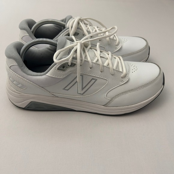 New Balance 928v3 Mens 10 Womens 11.5 White Leather Walking Shoes Comfort - Picture 3 of 12